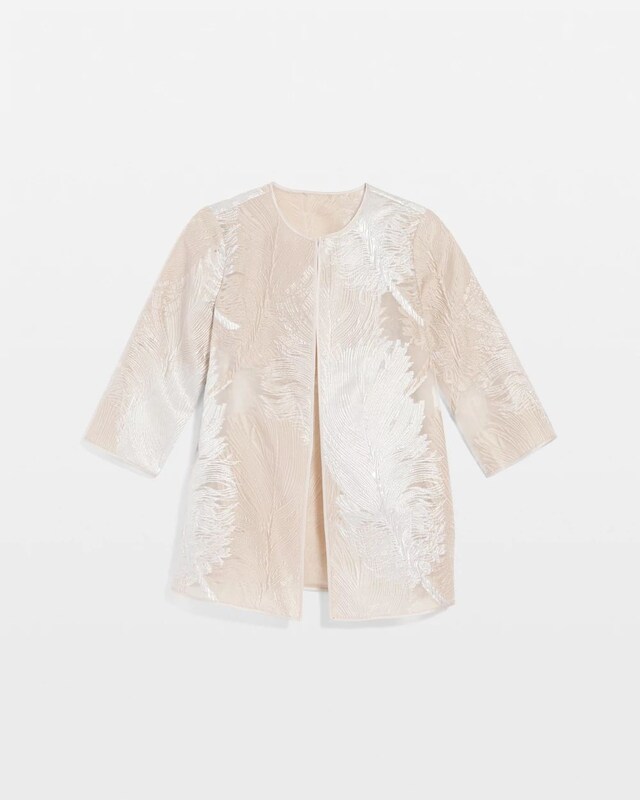 Travelers Collection Metallic 3/4 Sleeve Jacket - image 5